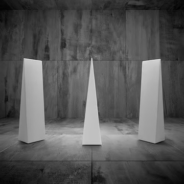 OBELISCO - Sound absorbing freestanding fabric office screen by Caimi Brevetti - view 3